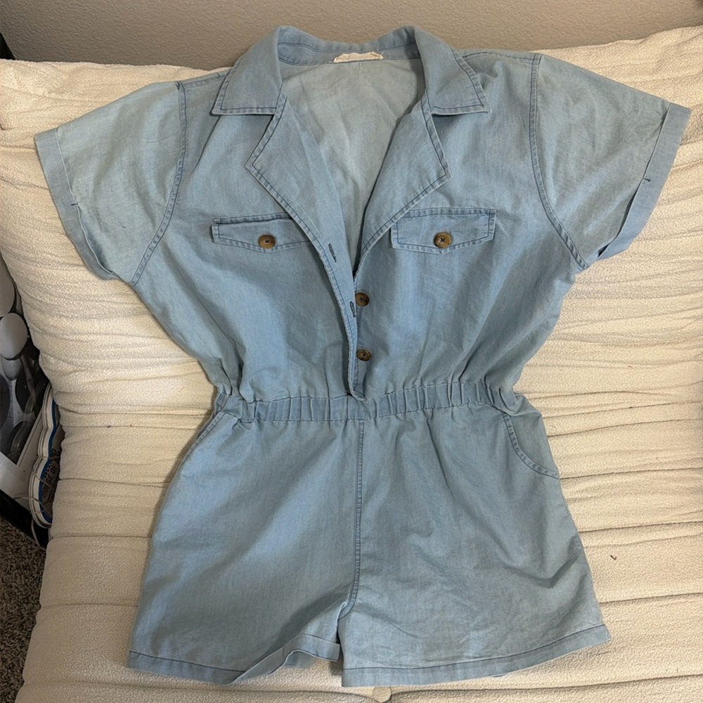 Blue romper